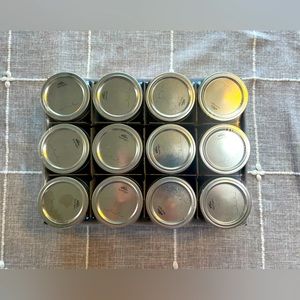 NEW - Set of 12 - Kerr - Half Pint Mason Jars